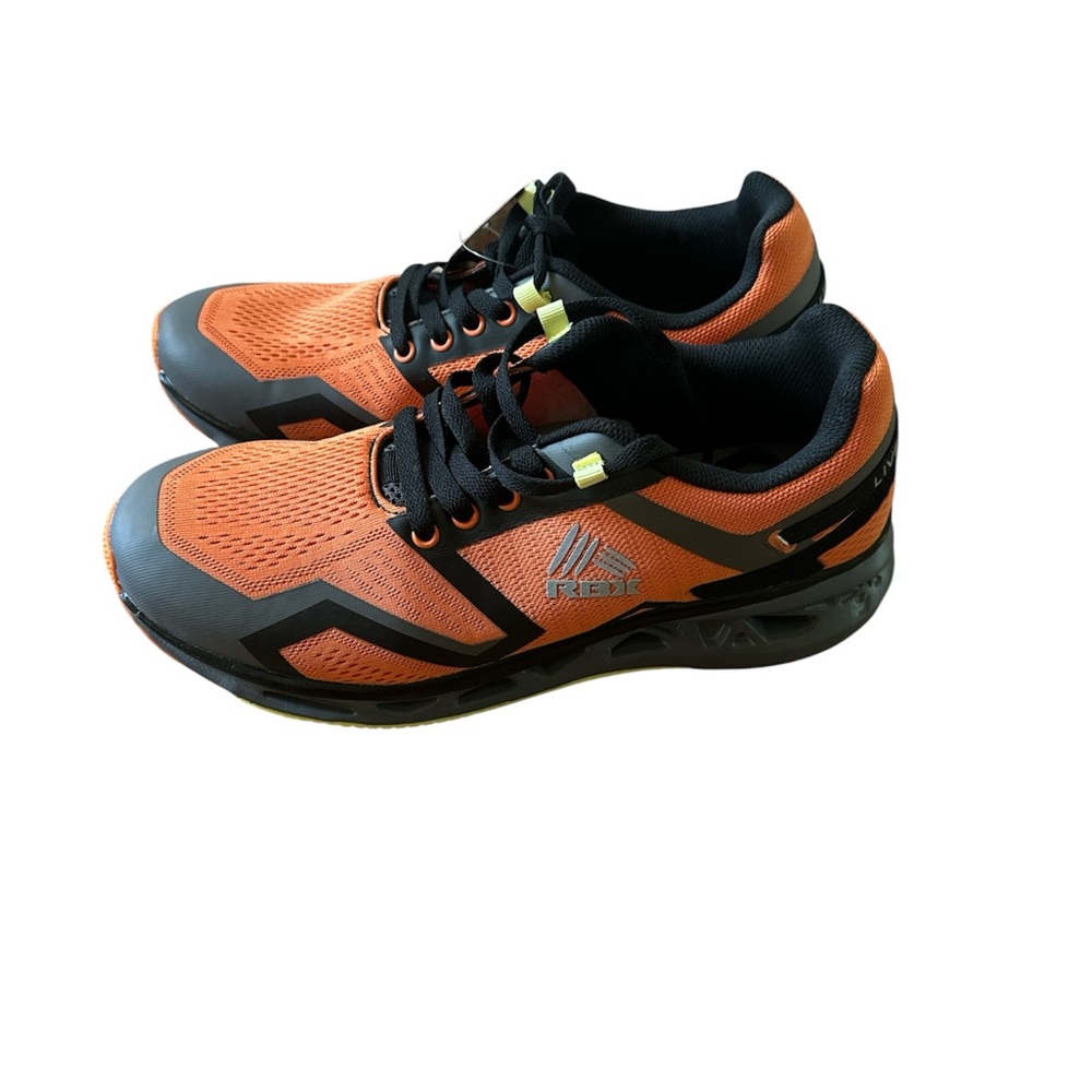 RBX Orange and Black Men's Sneakers
